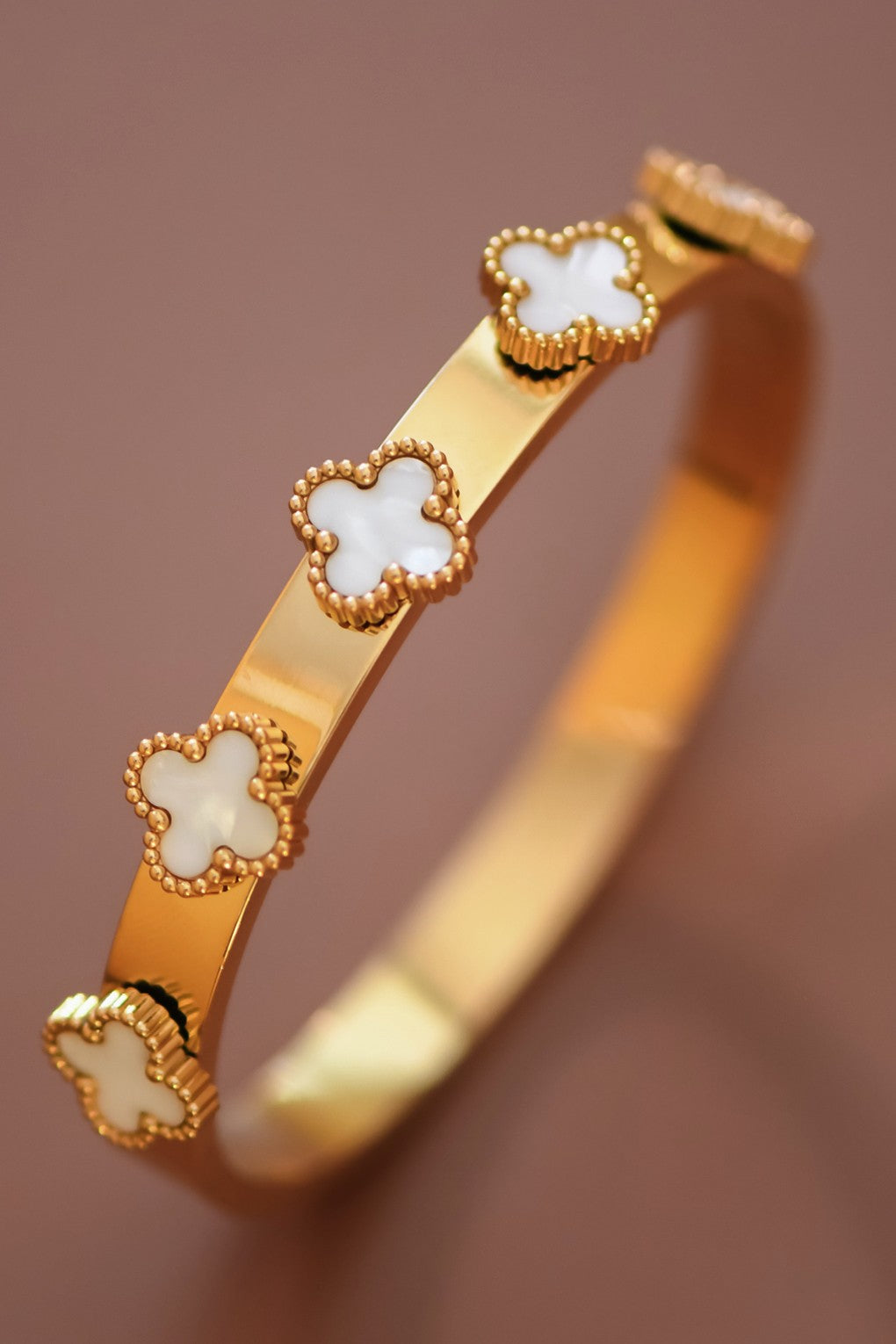 Lyla Clover 18K Waterproof Non- Tarnish Bangle